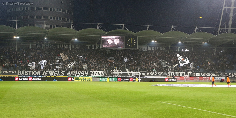 Sturm Graz - Altach
Oesterreichische Fussball Bundesliga, 27. Runde, SK Sturm Graz - SCR Altach, Stadion Liebenau Graz, 17.03.2018. 

Foto zeigt Fans von Sturm
