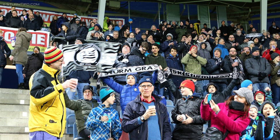 Sturm Graz - Altach
Oesterreichische Fussball Bundesliga, 27. Runde, SK Sturm Graz - SCR Altach, Stadion Liebenau Graz, 17.03.2018. 

Foto zeigt Fans von Sturm
