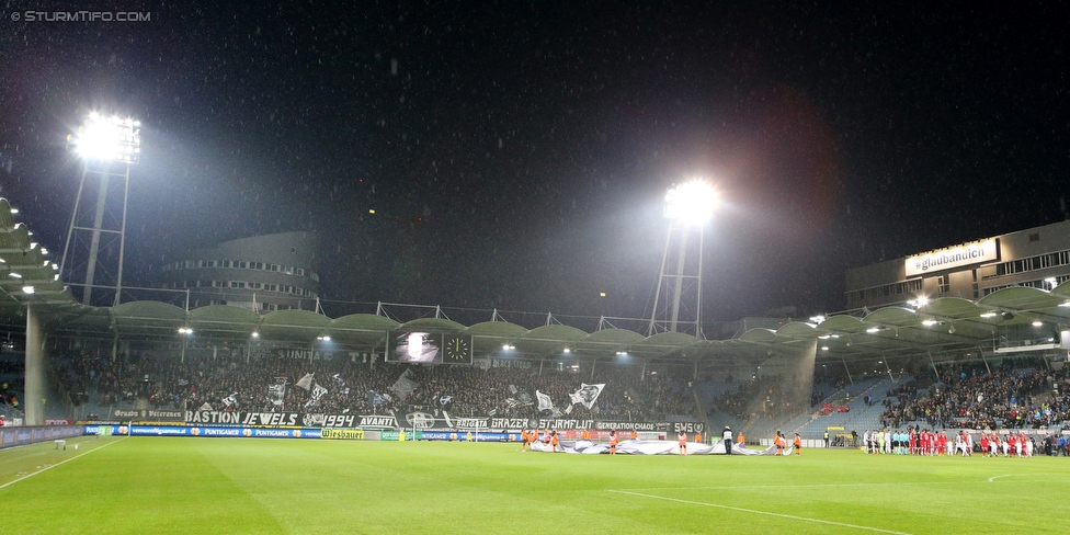 Sturm Graz - Altach
Oesterreichische Fussball Bundesliga, 27. Runde, SK Sturm Graz - SCR Altach, Stadion Liebenau Graz, 17.03.2018. 

Foto zeigt Fans von Sturm
