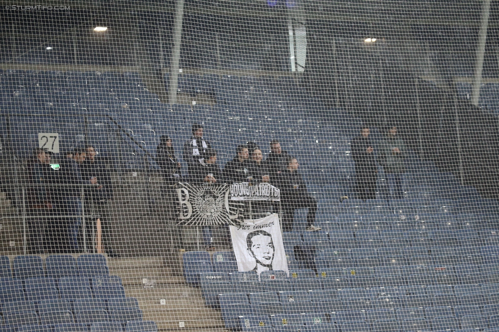 Sturm Graz - Altach
Oesterreichische Fussball Bundesliga, 27. Runde, SK Sturm Graz - SCR Altach, Stadion Liebenau Graz, 17.03.2018. 

Foto zeigt Fans von Altach
