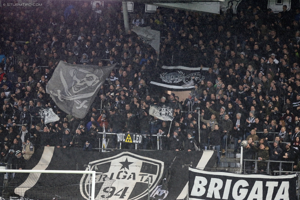 Sturm Graz - Altach
Oesterreichische Fussball Bundesliga, 27. Runde, SK Sturm Graz - SCR Altach, Stadion Liebenau Graz, 17.03.2018. 

Foto zeigt Fans von Sturm
