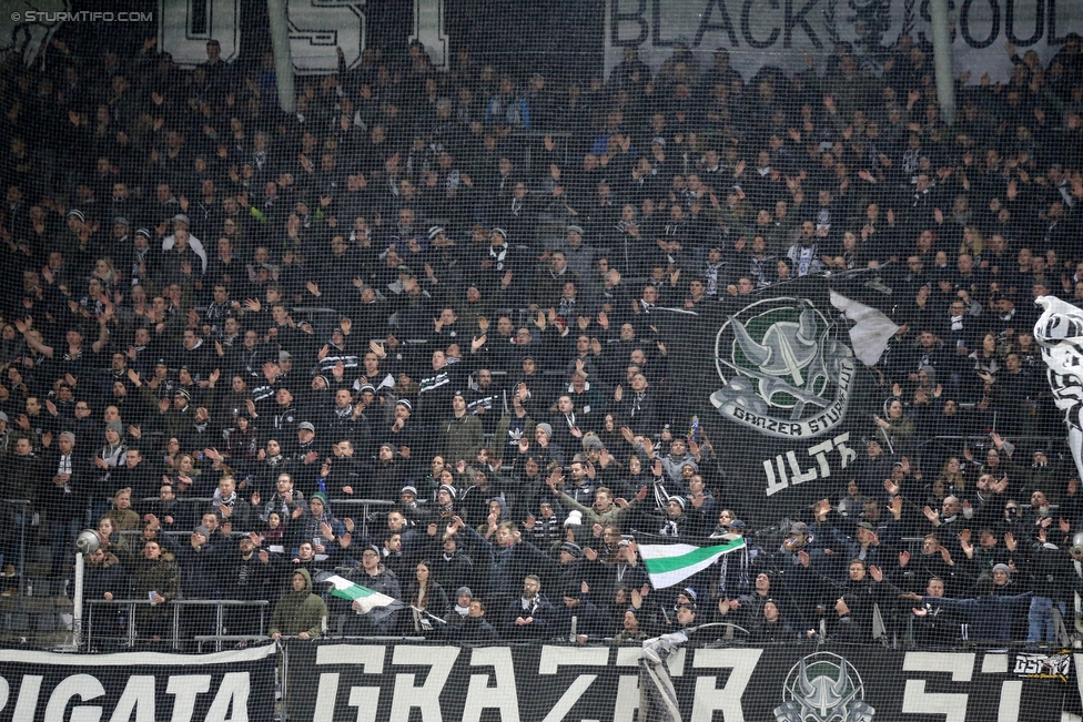 Sturm Graz - Altach
Oesterreichische Fussball Bundesliga, 27. Runde, SK Sturm Graz - SCR Altach, Stadion Liebenau Graz, 17.03.2018. 

Foto zeigt Fans von Sturm
