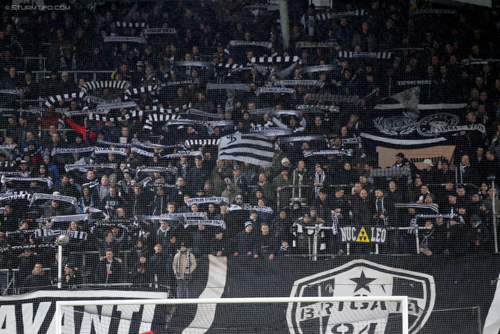 Sturm Graz - Altach
Oesterreichische Fussball Bundesliga, 27. Runde, SK Sturm Graz - SCR Altach, Stadion Liebenau Graz, 17.03.2018. 

Foto zeigt Fans von Sturm
