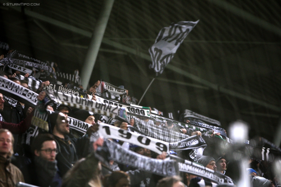 Sturm Graz - Altach
Oesterreichische Fussball Bundesliga, 27. Runde, SK Sturm Graz - SCR Altach, Stadion Liebenau Graz, 17.03.2018. 

Foto zeigt Fans von Sturm
