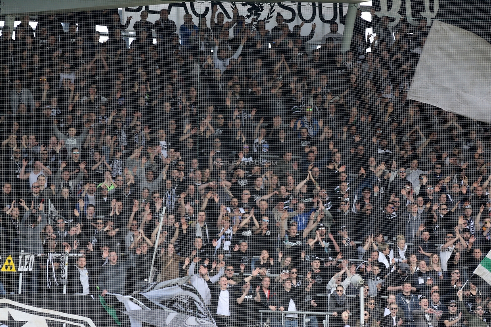 Sturm Graz - Austria Wien
Oesterreichische Fussball Bundesliga, 29. Runde, SK Sturm Graz - FK Austria Wien, Stadion Liebenau Graz, 07.04.2018. 

Foto zeigt Fans von Sturm
