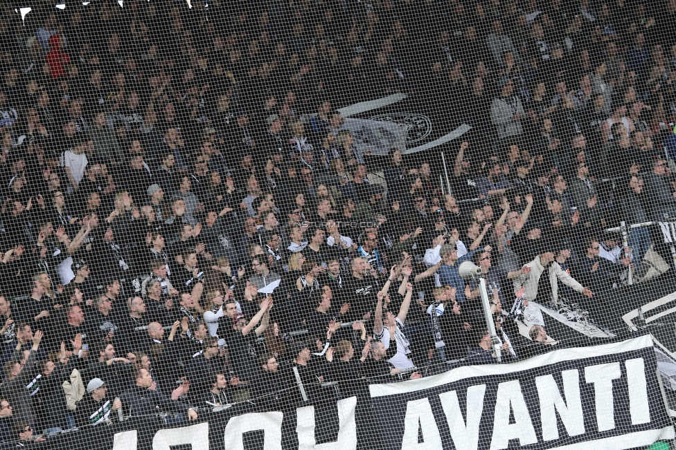 Sturm Graz - Austria Wien
Oesterreichische Fussball Bundesliga, 29. Runde, SK Sturm Graz - FK Austria Wien, Stadion Liebenau Graz, 07.04.2018. 

Foto zeigt Fans von Sturm
