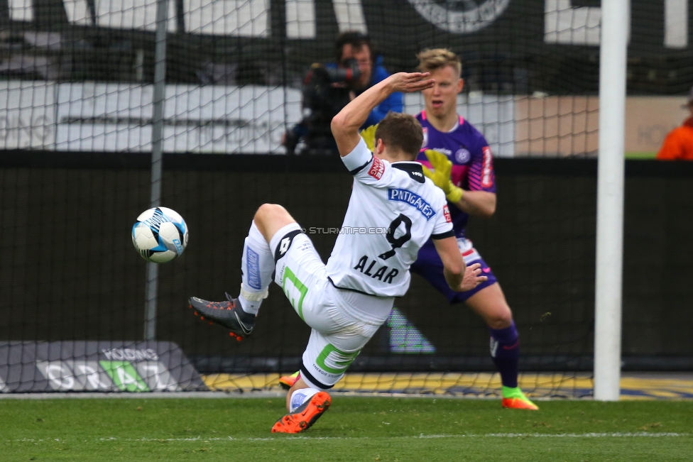 Sturm Graz - Austria Wien
Oesterreichische Fussball Bundesliga, 29. Runde, SK Sturm Graz - FK Austria Wien, Stadion Liebenau Graz, 07.04.2018. 

Foto zeigt Deni Alar (Sturm)
