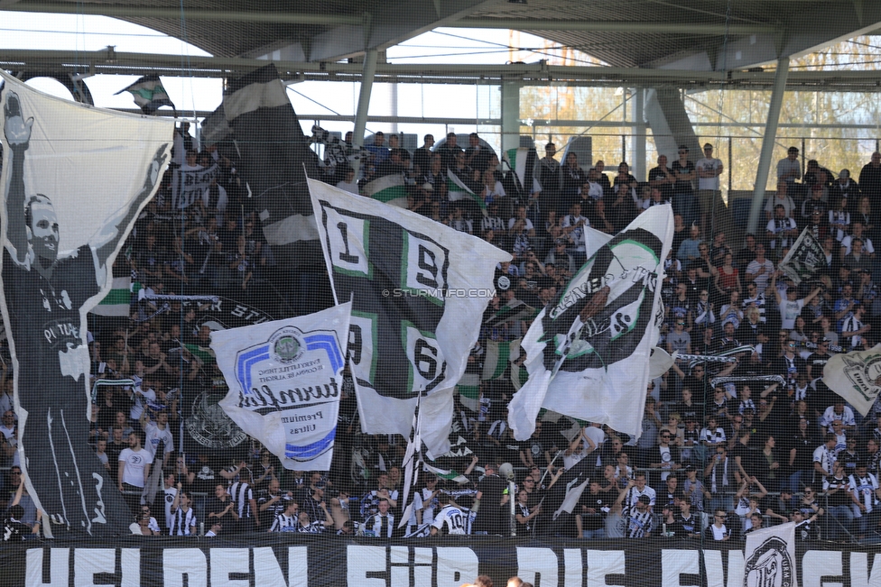 Sturm Graz - Mattersburg
Oesterreichische Fussball Bundesliga, 30. Runde, SK Sturm Graz - SV Mattersburg, Stadion Liebenau Graz, 14.04.2018. 

Foto zeigt Fans von Sturm
