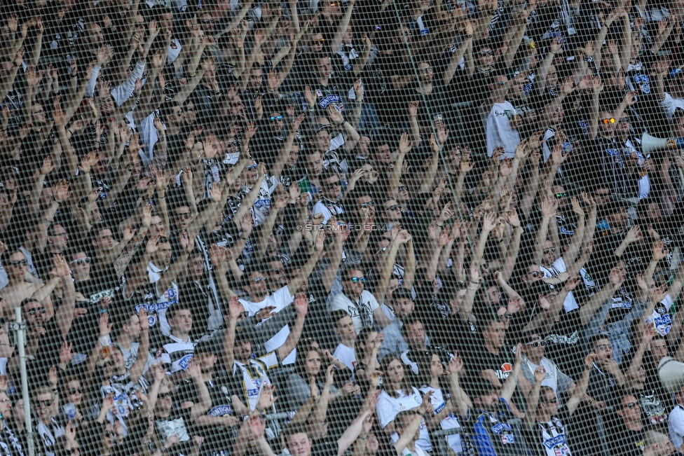 Sturm Graz - Mattersburg
Oesterreichische Fussball Bundesliga, 30. Runde, SK Sturm Graz - SV Mattersburg, Stadion Liebenau Graz, 14.04.2018. 

Foto zeigt Fans von Sturm
