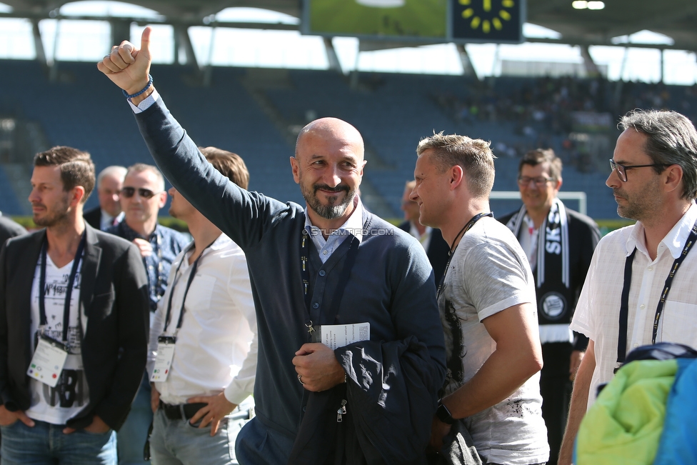 Sturm Graz - Mattersburg
Oesterreichische Fussball Bundesliga, 30. Runde, SK Sturm Graz - SV Mattersburg, Stadion Liebenau Graz, 14.04.2018. 

Foto zeigt Ranko Popovic (ehem. Spieler Sturm)
