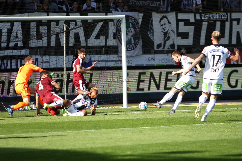 Sturm Graz - Mattersburg
Oesterreichische Fussball Bundesliga, 30. Runde, SK Sturm Graz - SV Mattersburg, Stadion Liebenau Graz, 14.04.2018. 

Foto zeigt Deni Alar (Sturm)
