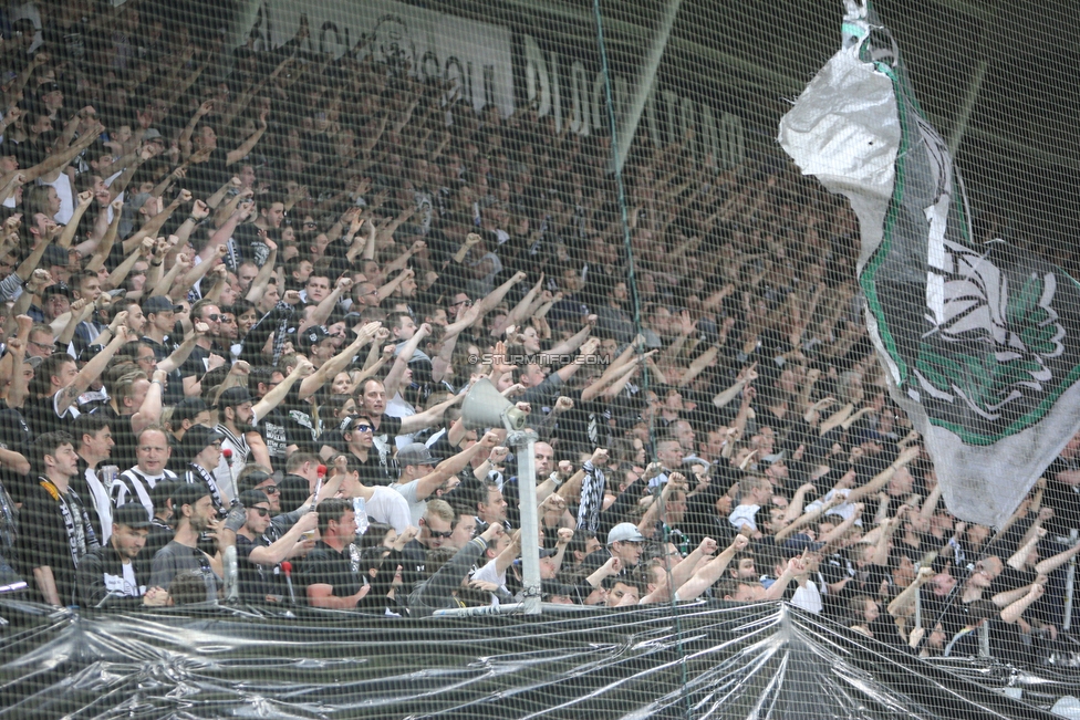 Sturm Graz - Rapid Wien
OEFB Cup, Halbfinale, SK Sturm Graz - SK Rapid Wien, Stadion Liebenau Graz, 18.04.2018. 

Foto zeigt Fans von Sturm
