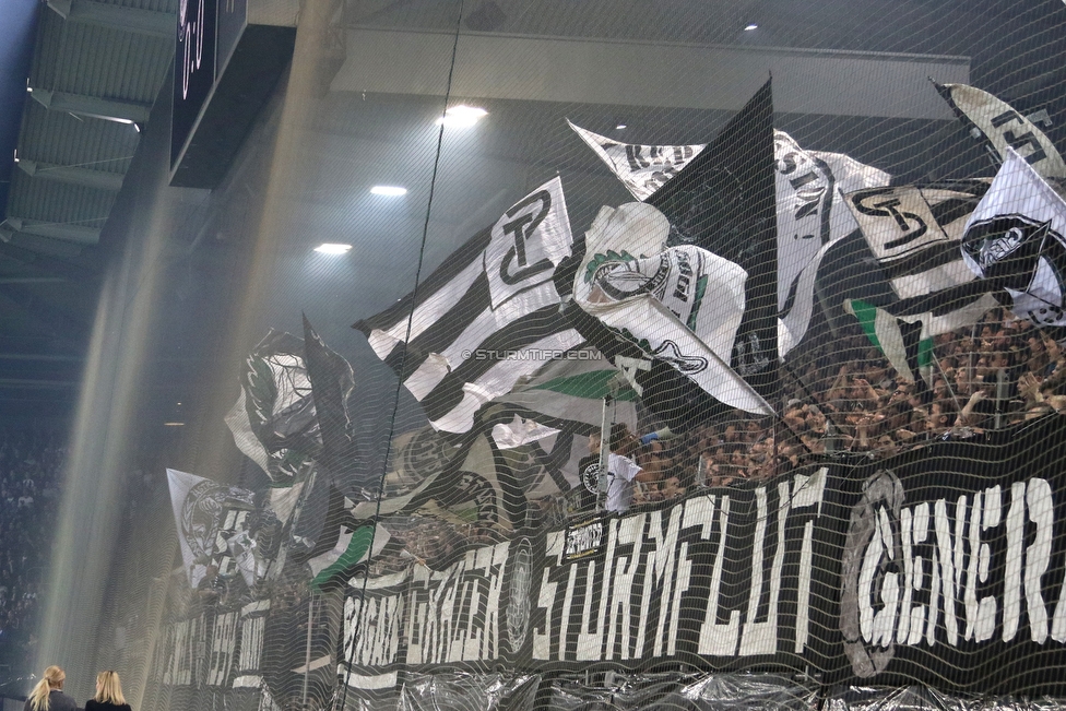 Sturm Graz - Rapid Wien
OEFB Cup, Halbfinale, SK Sturm Graz - SK Rapid Wien, Stadion Liebenau Graz, 18.04.2018. 

Foto zeigt Fans von Sturm
