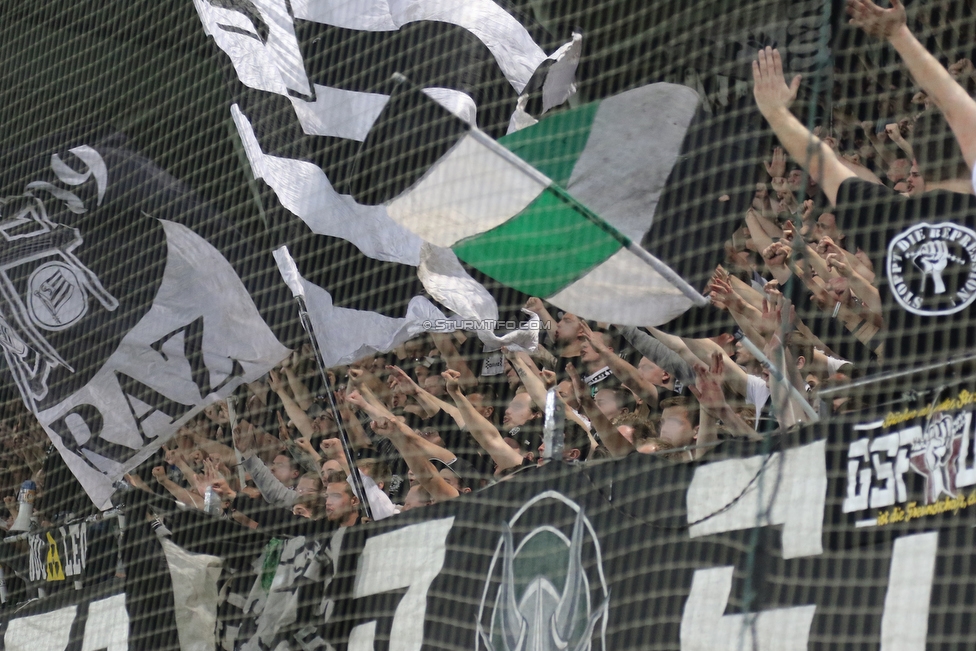 Sturm Graz - Rapid Wien
OEFB Cup, Halbfinale, SK Sturm Graz - SK Rapid Wien, Stadion Liebenau Graz, 18.04.2018. 

Foto zeigt Fans von Sturm
