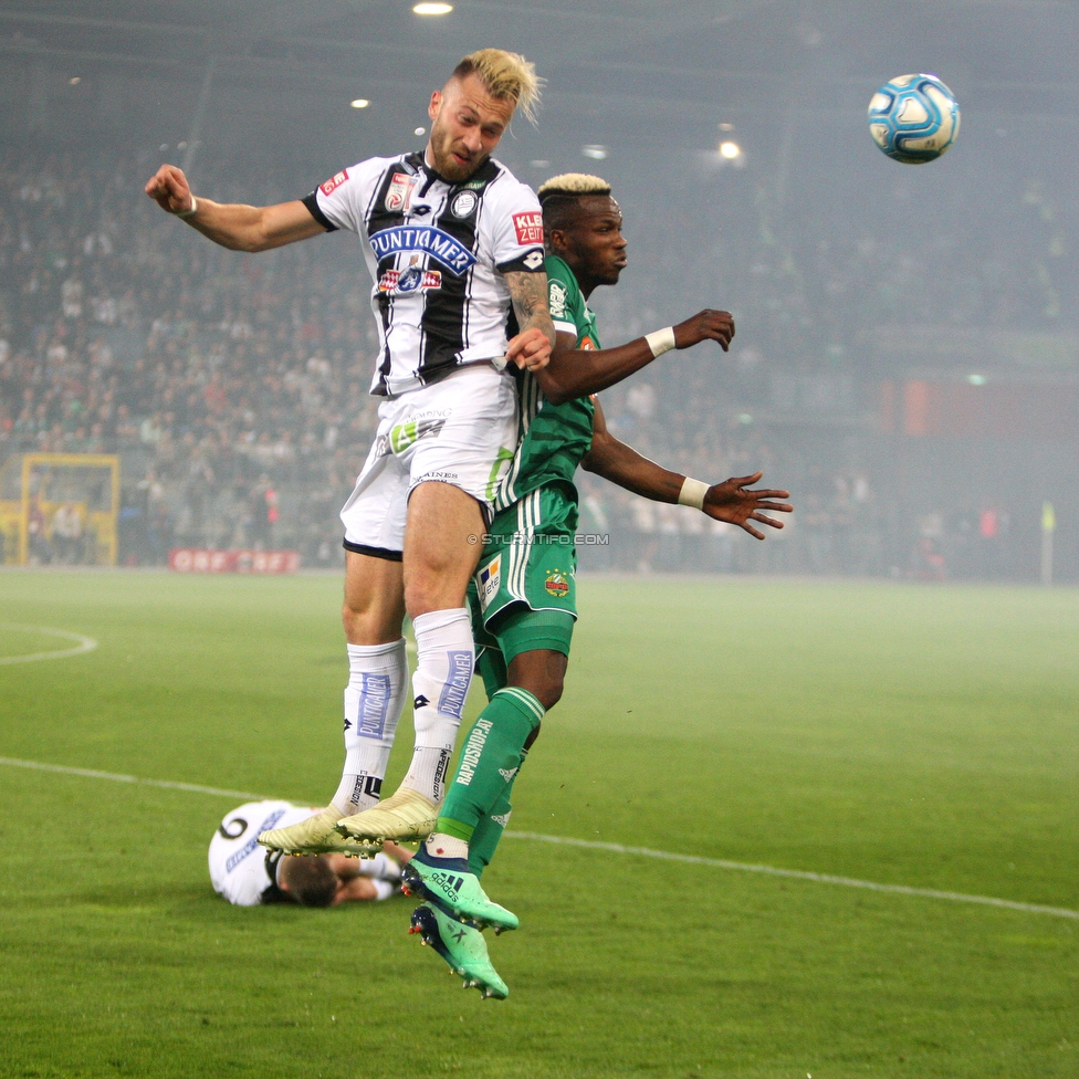 Sturm Graz - Rapid Wien
OEFB Cup, Halbfinale, SK Sturm Graz - SK Rapid Wien, Stadion Liebenau Graz, 18.04.2018. 

Foto zeigt Peter Zulj (Sturm)
