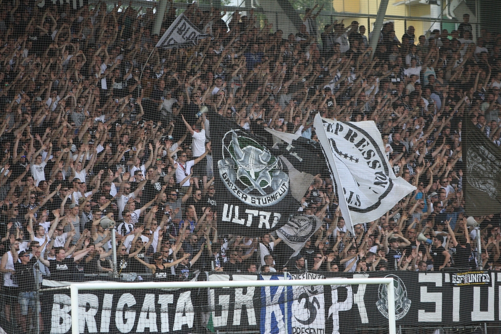 Sturm Graz - Rapid Wien
Oesterreichische Fussball Bundesliga, 32. Runde, SK Sturm Graz - SK Rapid Wien, Stadion Liebenau Graz, 29.04.2018. 

Foto zeigt Fans von Sturm
