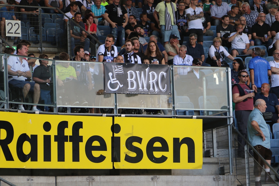 Sturm Graz - Rapid Wien
Oesterreichische Fussball Bundesliga, 32. Runde, SK Sturm Graz - SK Rapid Wien, Stadion Liebenau Graz, 29.04.2018. 

Foto zeigt Fans von Sturm
