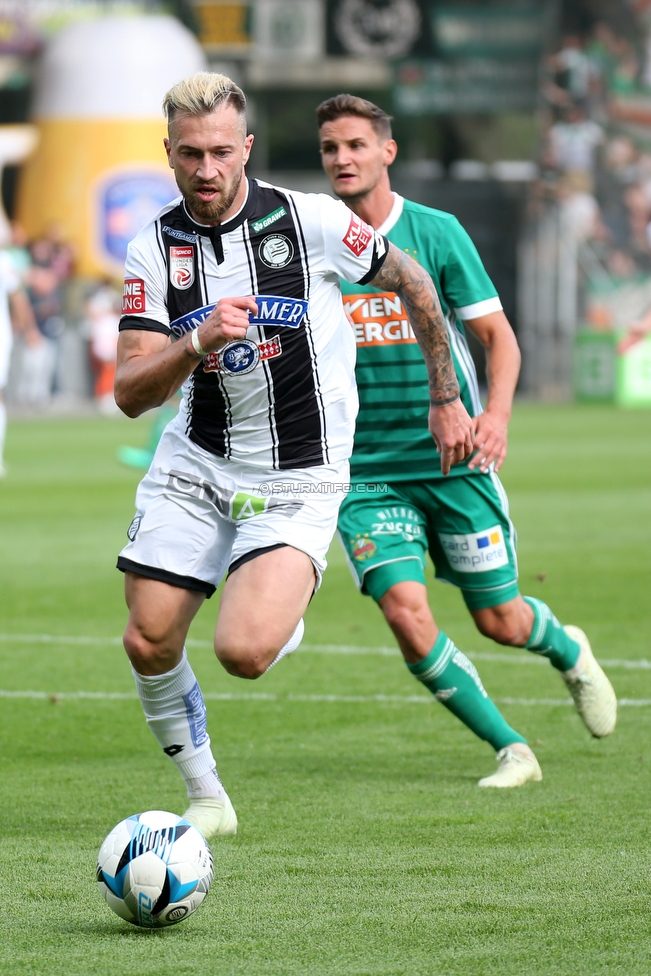 Sturm Graz - Rapid Wien
Oesterreichische Fussball Bundesliga, 32. Runde, SK Sturm Graz - SK Rapid Wien, Stadion Liebenau Graz, 29.04.2018. 

Foto zeigt Peter Zulj (Sturm)
