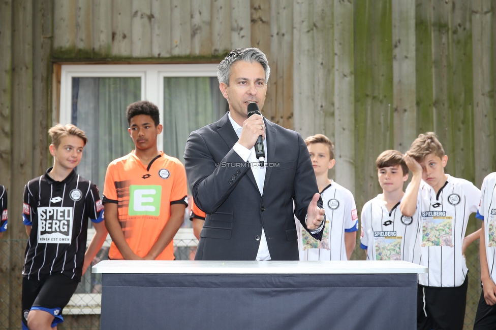 Sturm Gedenktafel
SK Sturm Graz Enthuellung Gedenktafel, Augarten Graz, 01.05.2018.

Foto zeigt Kurt Hohensinner (Stadtrat Graz)
