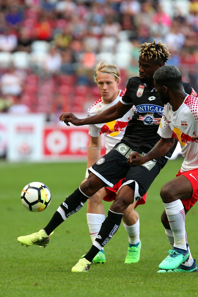 Salzburg - Sturm Graz
Oesterreichische Fussball Bundesliga, 33. Runde, FC RB Salzburg - SK Sturm Graz, Stadion Wals-Siezenheim, 06.05.2018. 

Foto zeigt Bright Edomwonyi (Sturm)
