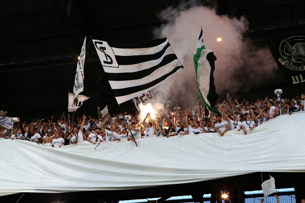 Sturm Graz - Salzburg
OEFB Cup, Finale, SK Sturm Graz - FC RB Salzburg, Woerthersee Stadion Klagenfurt, 09.05.2018. 

Foto zeigt Fans von Sturm
