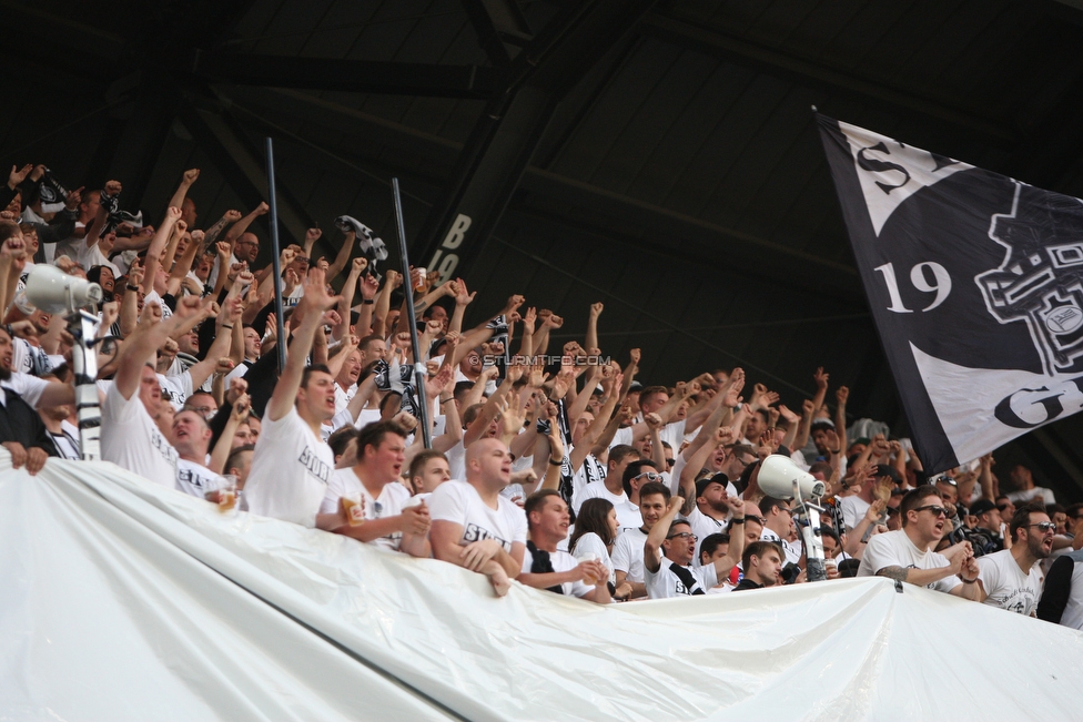 Sturm Graz - Salzburg
OEFB Cup, Finale, SK Sturm Graz - FC RB Salzburg, Woerthersee Stadion Klagenfurt, 09.05.2018. 

Foto zeigt Fans von Sturm
