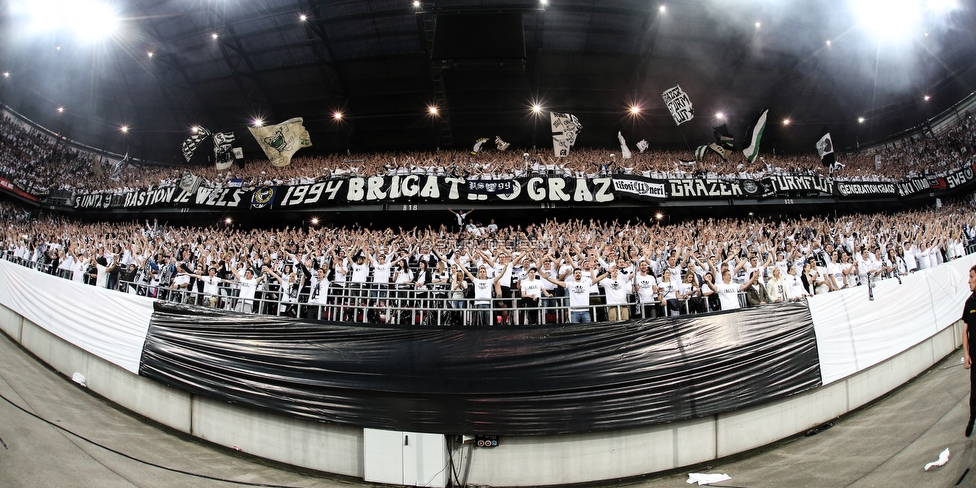 Sturm Graz - Salzburg
OEFB Cup, Finale, SK Sturm Graz - FC RB Salzburg, Woerthersee Stadion Klagenfurt, 09.05.2018. 

Foto zeigt Fans von Sturm
