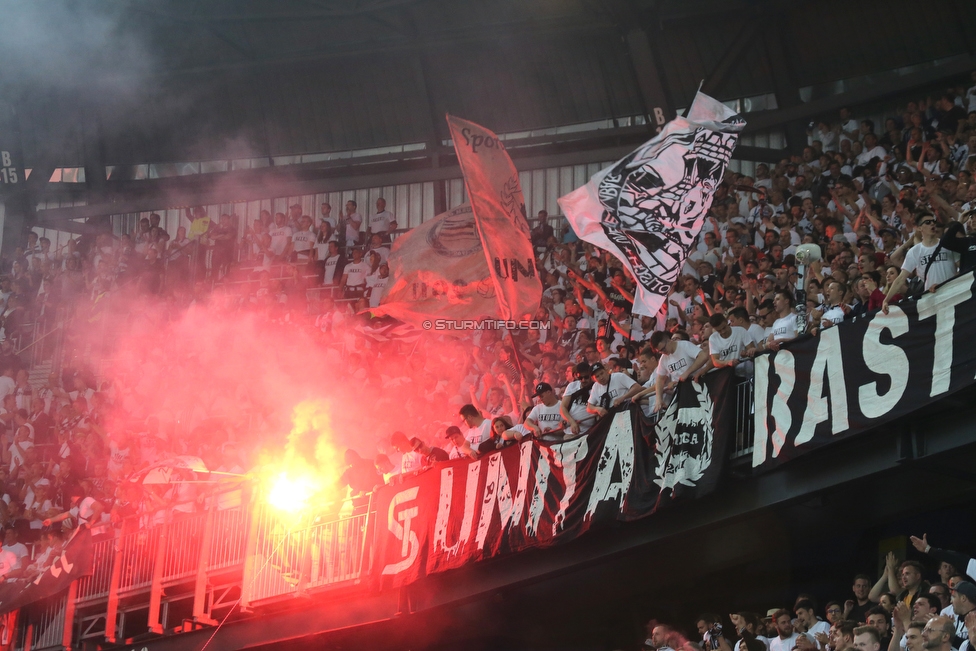 Sturm Graz - Salzburg
OEFB Cup, Finale, SK Sturm Graz - FC RB Salzburg, Woerthersee Stadion Klagenfurt, 09.05.2018. 

Foto zeigt Fans von Sturm
