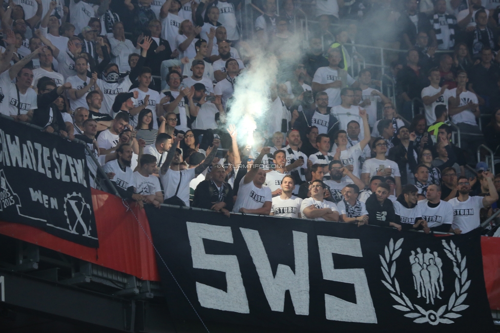 Sturm Graz - Salzburg
OEFB Cup, Finale, SK Sturm Graz - FC RB Salzburg, Woerthersee Stadion Klagenfurt, 09.05.2018. 

Foto zeigt Fans von Sturm
