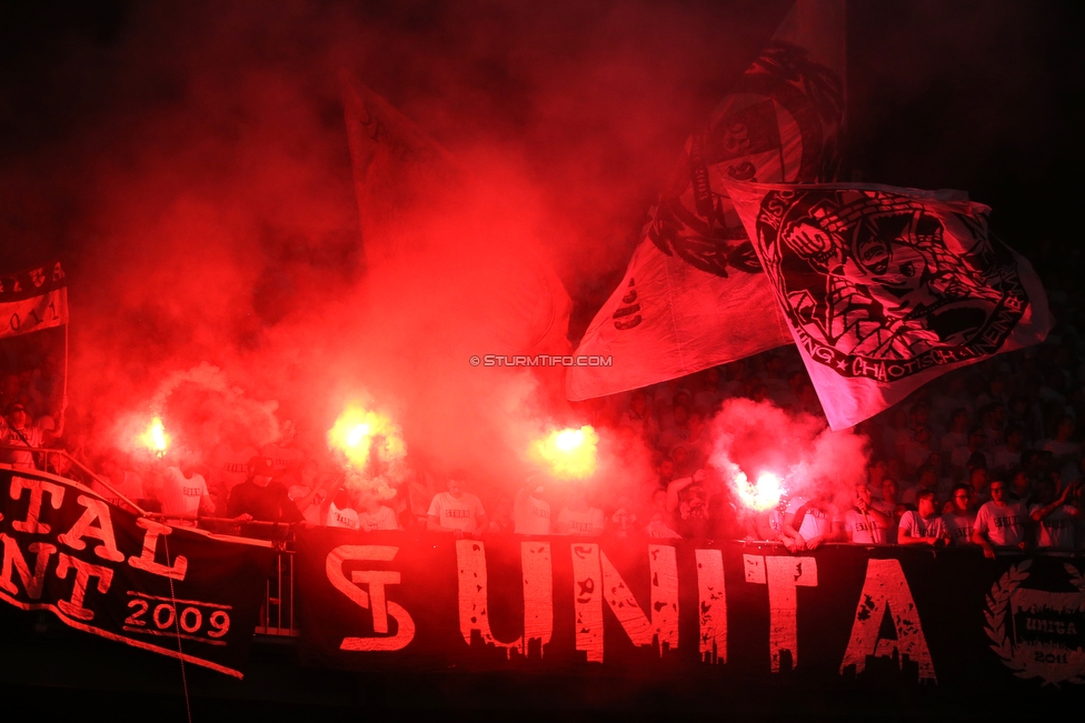 Sturm Graz - Salzburg
OEFB Cup, Finale, SK Sturm Graz - FC RB Salzburg, Woerthersee Stadion Klagenfurt, 09.05.2018. 

Foto zeigt Fans von Sturm
