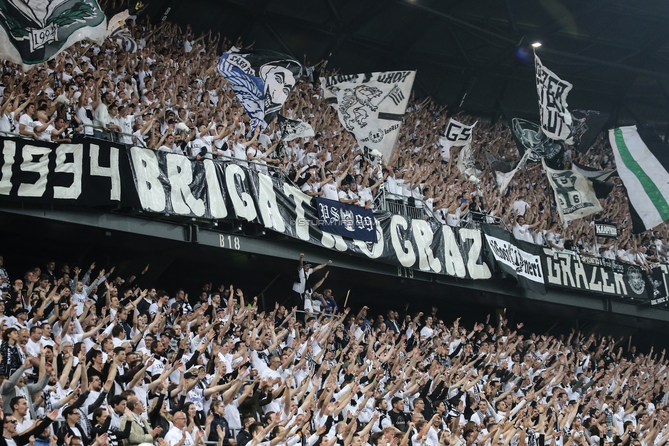 Sturm Graz - Salzburg
OEFB Cup, Finale, SK Sturm Graz - FC RB Salzburg, Woerthersee Stadion Klagenfurt, 09.05.2018. 

Foto zeigt Fans von Sturm
