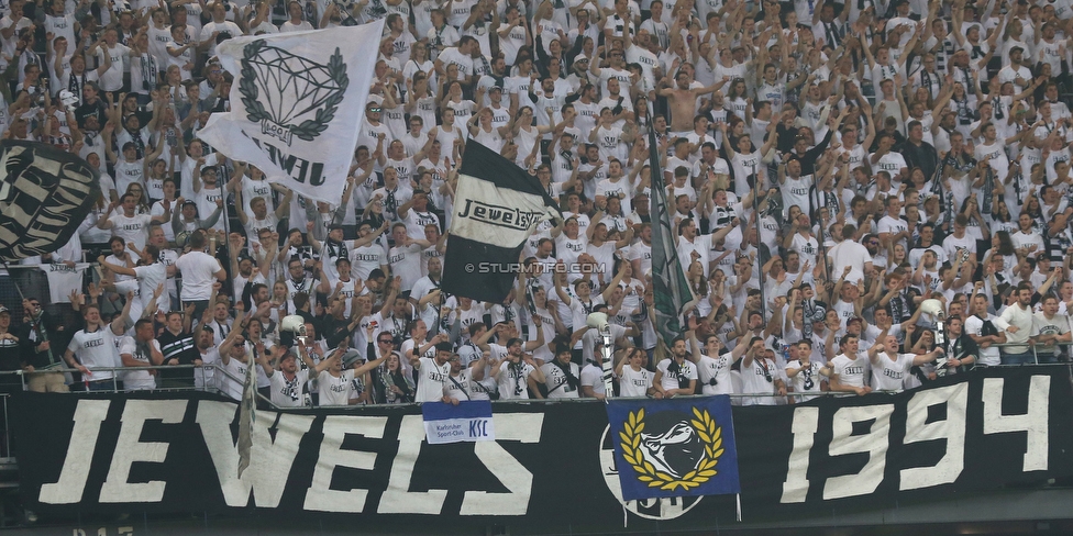 Sturm Graz - Salzburg
OEFB Cup, Finale, SK Sturm Graz - FC RB Salzburg, Woerthersee Stadion Klagenfurt, 09.05.2018. 

Foto zeigt Fans von Sturm
