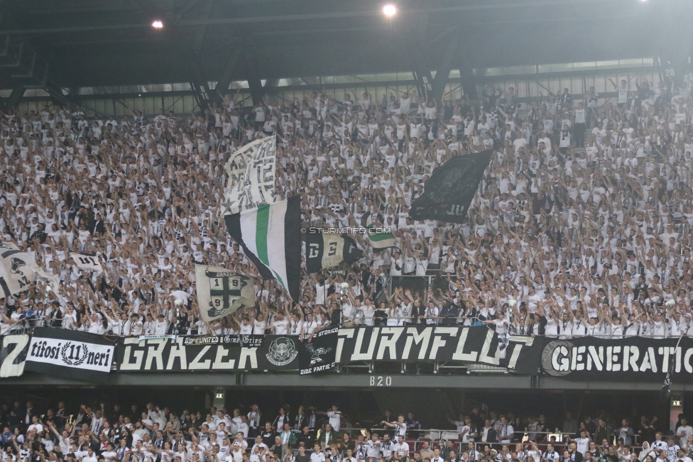 Sturm Graz - Salzburg
OEFB Cup, Finale, SK Sturm Graz - FC RB Salzburg, Woerthersee Stadion Klagenfurt, 09.05.2018. 

Foto zeigt Fans von Sturm
