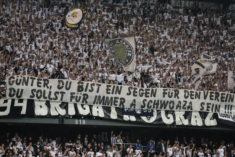 Sturm Graz - Salzburg
OEFB Cup, Finale, SK Sturm Graz - FC RB Salzburg, Woerthersee Stadion Klagenfurt, 09.05.2018. 

Foto zeigt Fans von Sturm
