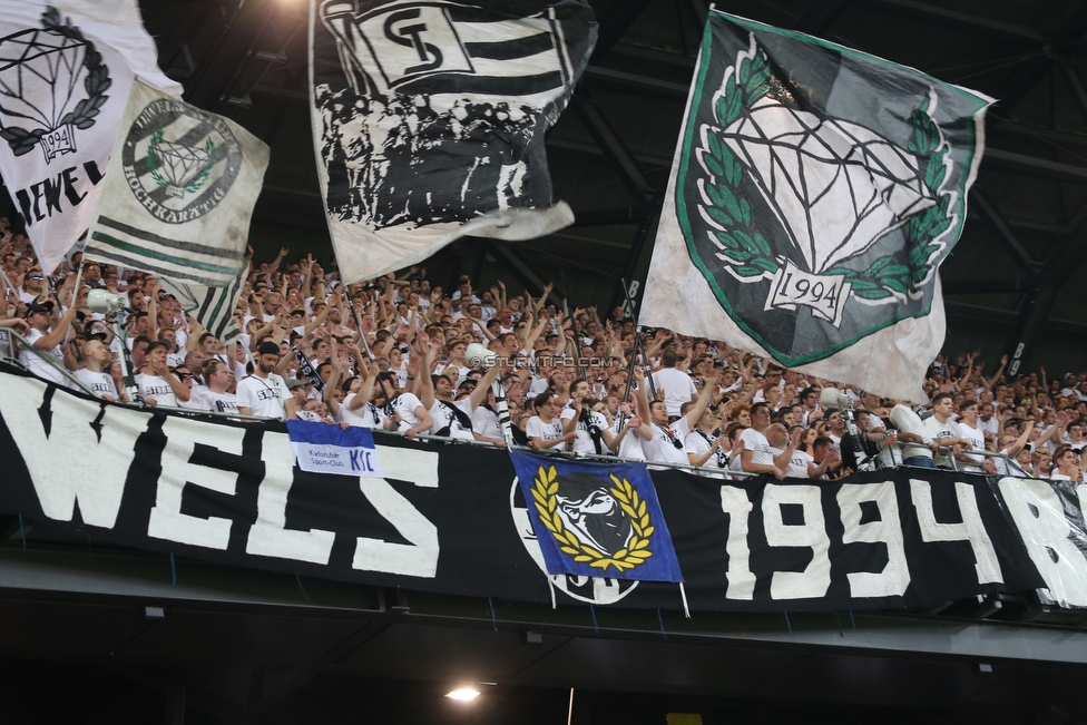 Sturm Graz - Salzburg
OEFB Cup, Finale, SK Sturm Graz - FC RB Salzburg, Woerthersee Stadion Klagenfurt, 09.05.2018. 

Foto zeigt Fans von Sturm
