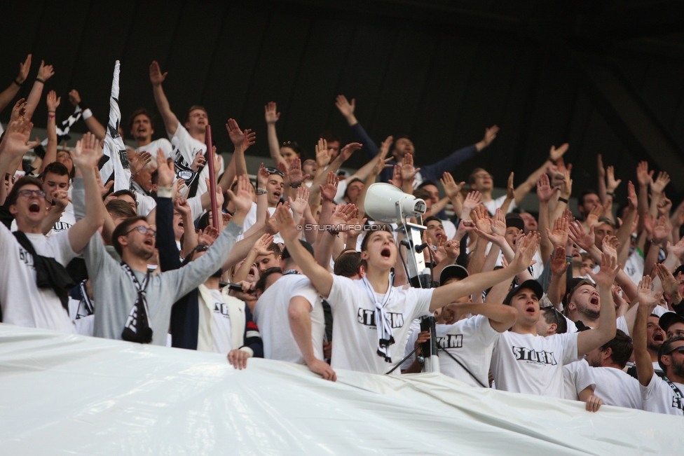 Sturm Graz - Salzburg
OEFB Cup, Finale, SK Sturm Graz - FC RB Salzburg, Woerthersee Stadion Klagenfurt, 09.05.2018. 

Foto zeigt Fans von Sturm
