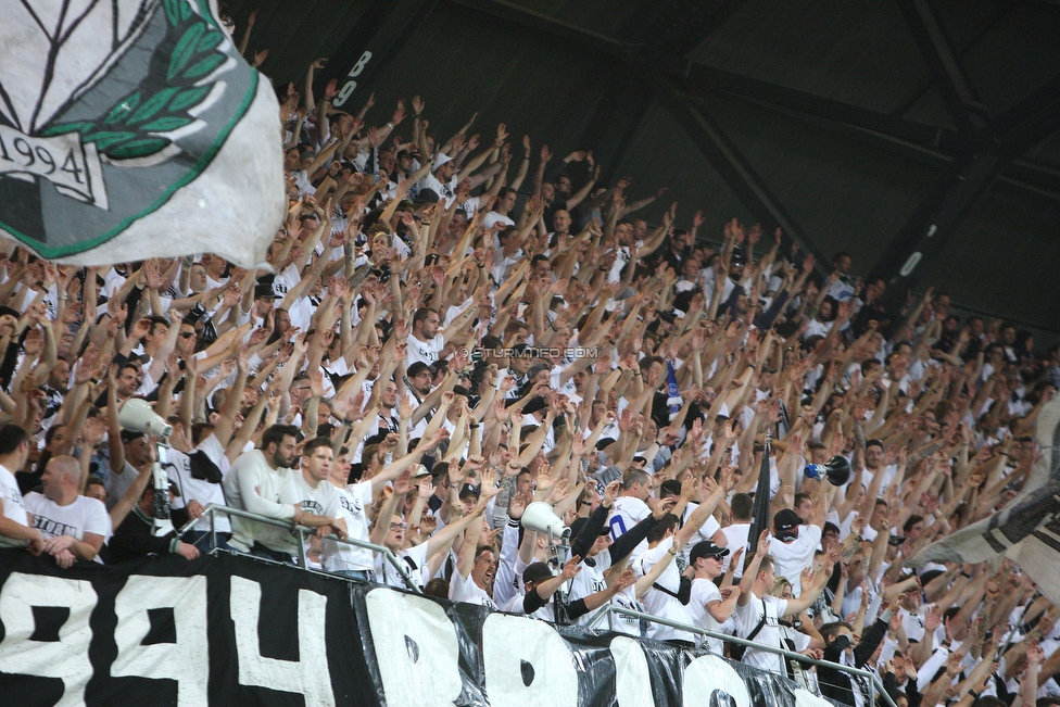 Sturm Graz - Salzburg
OEFB Cup, Finale, SK Sturm Graz - FC RB Salzburg, Woerthersee Stadion Klagenfurt, 09.05.2018. 

Foto zeigt Fans von Sturm
