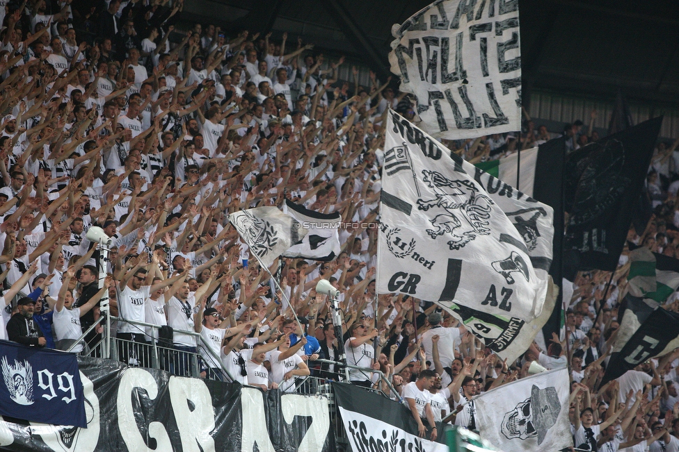 Sturm Graz - Salzburg
OEFB Cup, Finale, SK Sturm Graz - FC RB Salzburg, Woerthersee Stadion Klagenfurt, 09.05.2018. 

Foto zeigt Fans von Sturm
