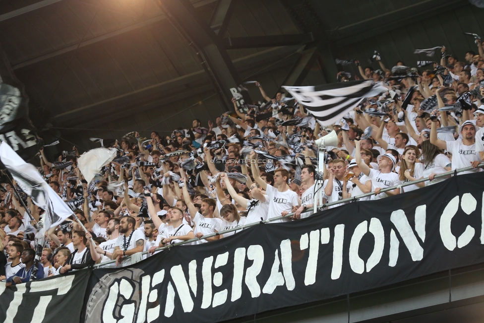 Sturm Graz - Salzburg
OEFB Cup, Finale, SK Sturm Graz - FC RB Salzburg, Woerthersee Stadion Klagenfurt, 09.05.2018. 

Foto zeigt Fans von Sturm
