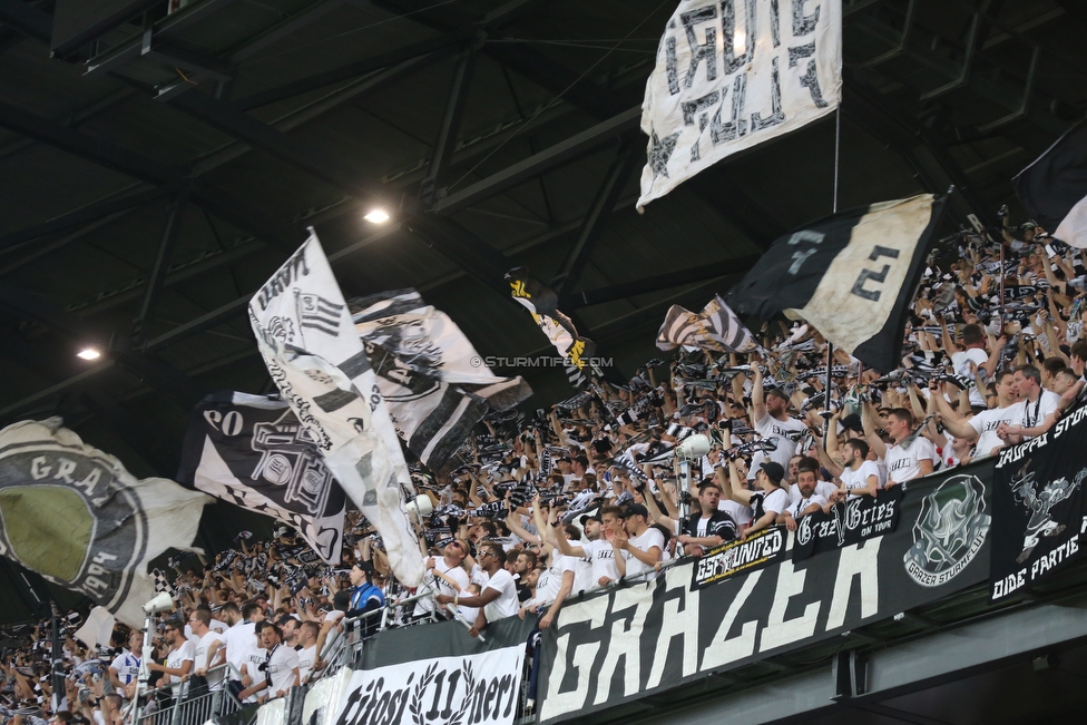 Sturm Graz - Salzburg
OEFB Cup, Finale, SK Sturm Graz - FC RB Salzburg, Woerthersee Stadion Klagenfurt, 09.05.2018. 

Foto zeigt Fans von Sturm
