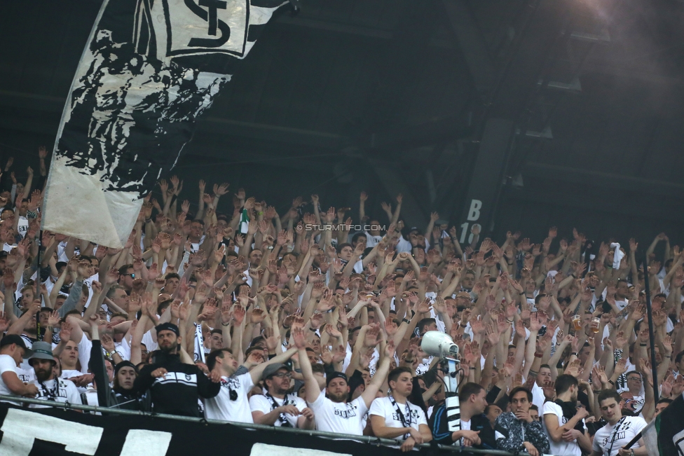 Sturm Graz - Salzburg
OEFB Cup, Finale, SK Sturm Graz - FC RB Salzburg, Woerthersee Stadion Klagenfurt, 09.05.2018. 

Foto zeigt Fans von Sturm
