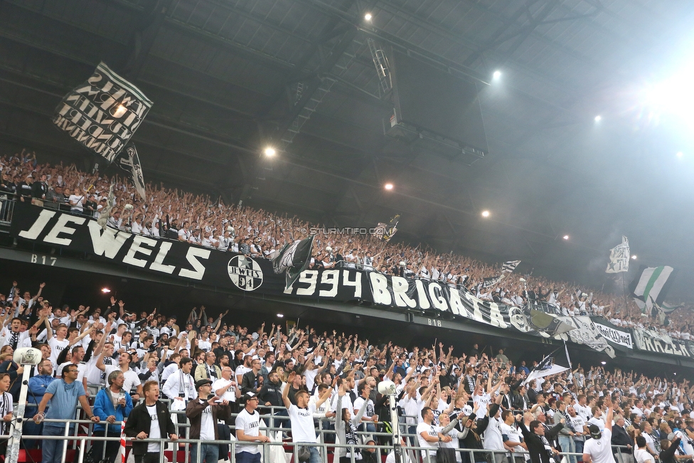 Sturm Graz - Salzburg
OEFB Cup, Finale, SK Sturm Graz - FC RB Salzburg, Woerthersee Stadion Klagenfurt, 09.05.2018. 

Foto zeigt Fans von Sturm
