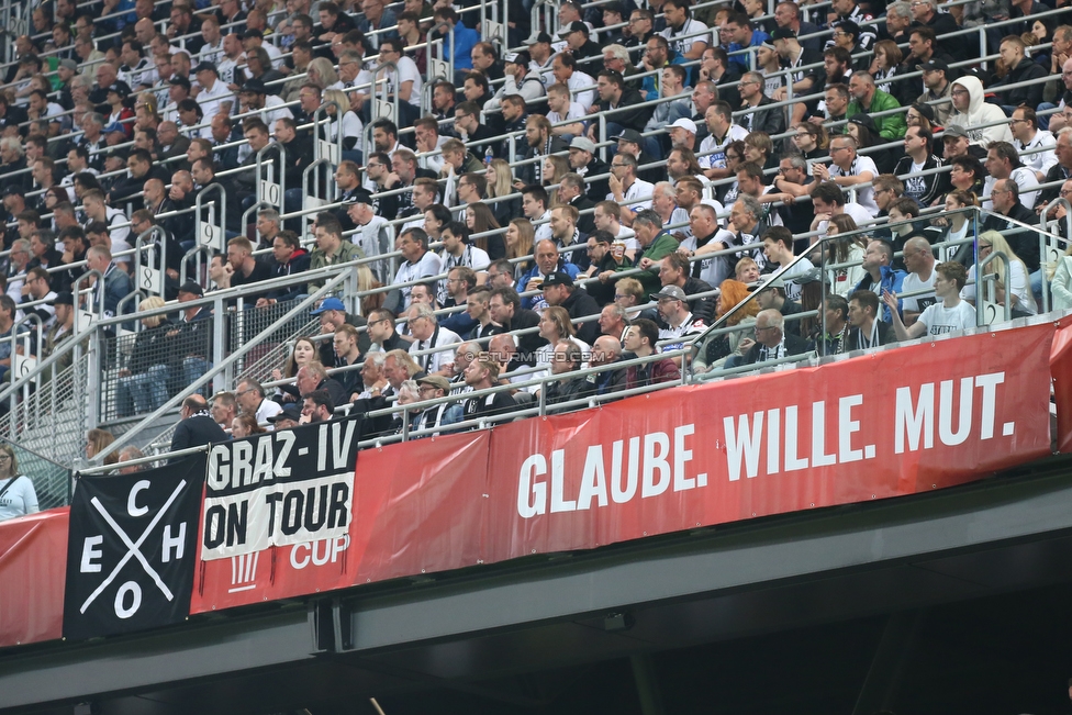 Sturm Graz - Salzburg
OEFB Cup, Finale, SK Sturm Graz - FC RB Salzburg, Woerthersee Stadion Klagenfurt, 09.05.2018. 

Foto zeigt Fans von Sturm
