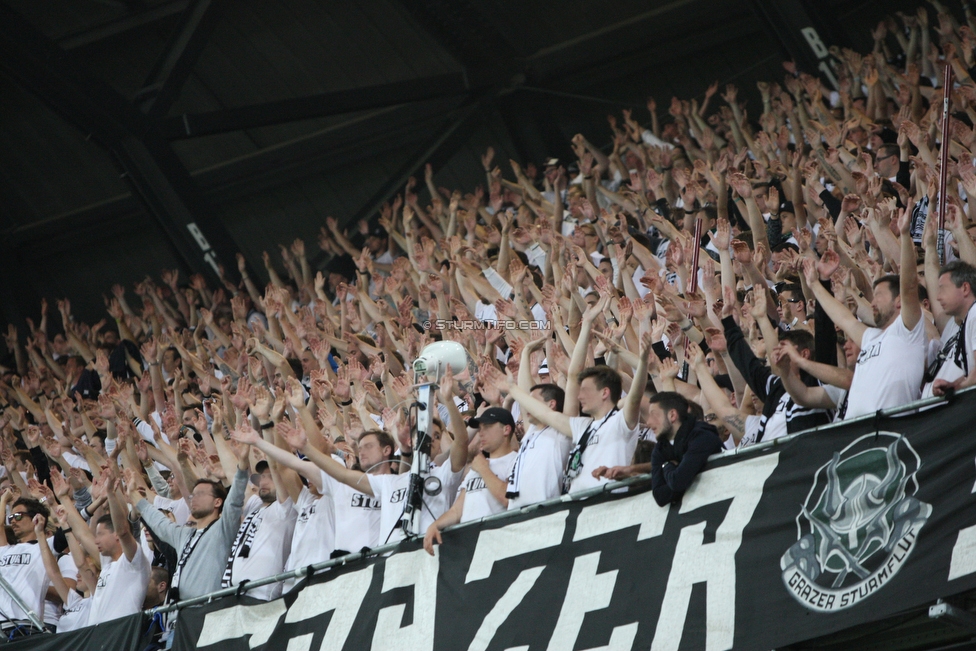 Sturm Graz - Salzburg
OEFB Cup, Finale, SK Sturm Graz - FC RB Salzburg, Woerthersee Stadion Klagenfurt, 09.05.2018. 

Foto zeigt Fans von Sturm
