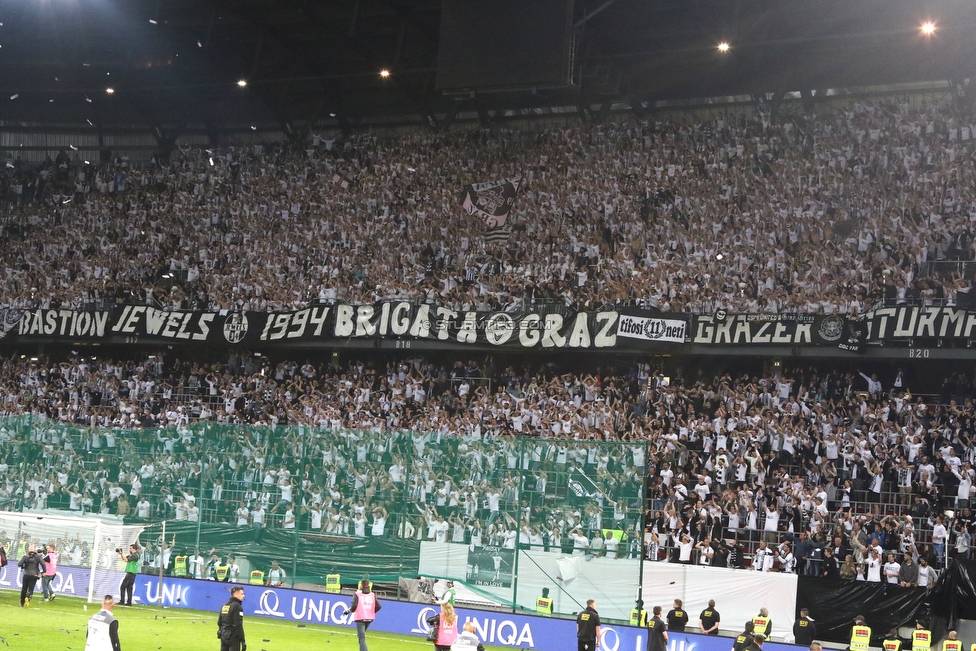 Sturm Graz - Salzburg
OEFB Cup, Finale, SK Sturm Graz - FC RB Salzburg, Woerthersee Stadion Klagenfurt, 09.05.2018. 

Foto zeigt Fans von Sturm
