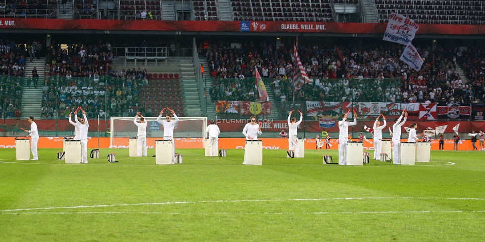 Sturm Graz - Salzburg
OEFB Cup, Finale, SK Sturm Graz - FC RB Salzburg, Woerthersee Stadion Klagenfurt, 09.05.2018. 

Foto zeigt einen Showact
