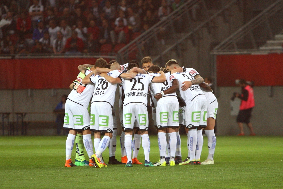 Sturm Graz - Salzburg
OEFB Cup, Finale, SK Sturm Graz - FC RB Salzburg, Woerthersee Stadion Klagenfurt, 09.05.2018. 

Foto zeigt die Mannschaft von Sturm
