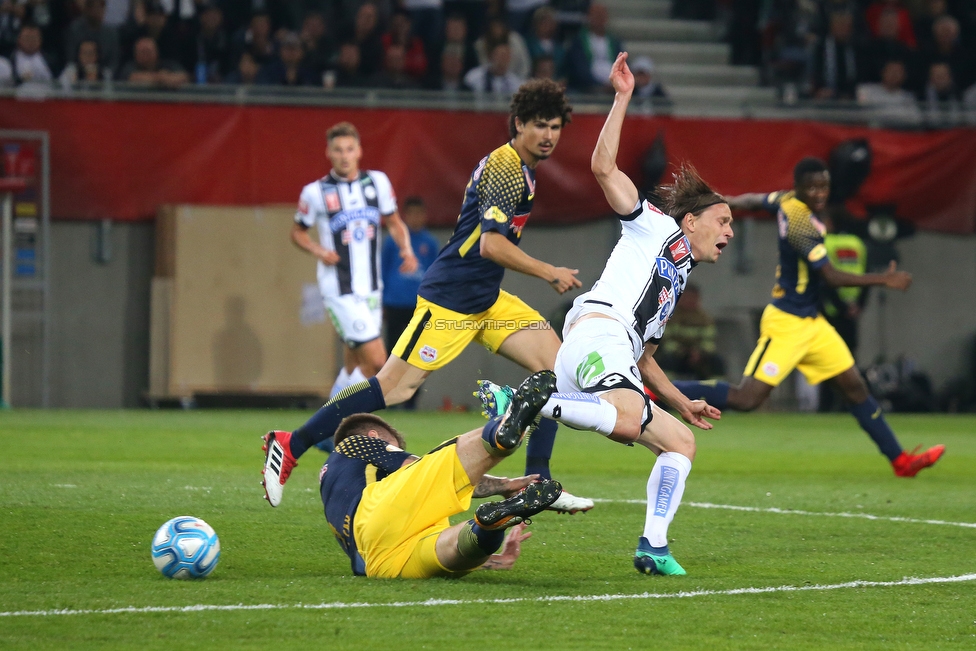 Sturm Graz - Salzburg
OEFB Cup, Finale, SK Sturm Graz - FC RB Salzburg, Woerthersee Stadion Klagenfurt, 09.05.2018. 

Foto zeigt Stefan Hierlaender (Sturm)
