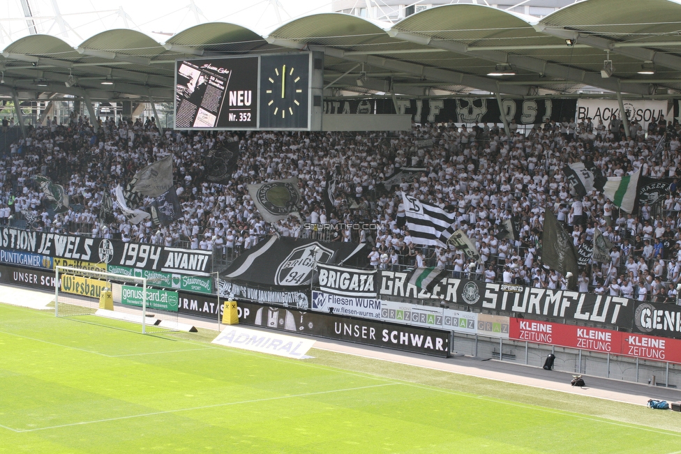 Sturm Graz - LASK
Oesterreichische Fussball Bundesliga, 34. Runde, SK Sturm Graz - LASK, Stadion Liebenau Graz, 12.05.2018. 

Foto zeigt Fans von Sturm
