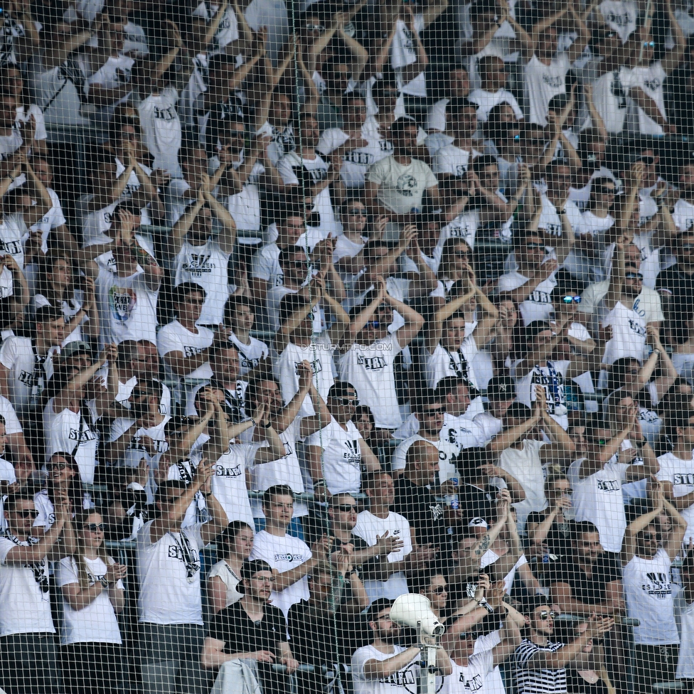 Sturm Graz - LASK
Oesterreichische Fussball Bundesliga, 34. Runde, SK Sturm Graz - LASK, Stadion Liebenau Graz, 12.05.2018. 

Foto zeigt Fans von Sturm
